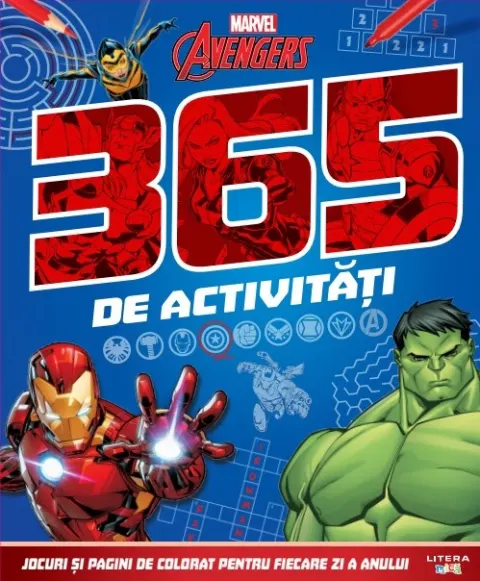 Coperta cărții Marvel. Avengers. 365 de activitati