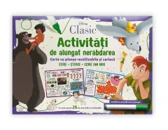 Coperta cărții Disney Clasic. Activitati de alungat nerabdarea. Carte cu planse reutilizabile si carioca