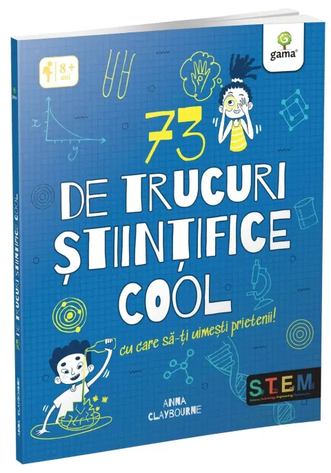 Coperta cărții 73 de trucuri stiintifice cool