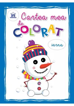 Coperta cărții Cartea mea de colorat: Iarna