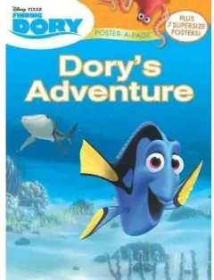 Coperta cărții Disney-Pixar Finding Dory: Dory's Adventure Poster-A-Page
