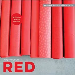 Coperta cărții Simply Color: Red: A Crayon Box for Quilters
