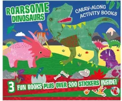 Coperta cărții Roarsome Dinosaurs Carry Along Activity Book