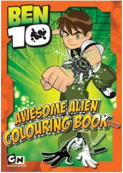 Coperta cărții Ben10 Awesome Alien Colouring Book