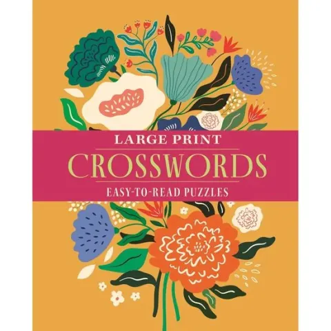 Coperta cărții Large print crosswords *849
