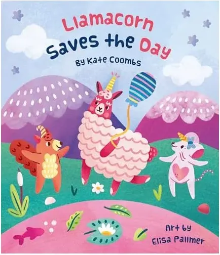 Coperta cărții Llamacorn Saves the Day