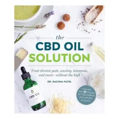 Coperta cărții The CBD Oil Solution, Rachna Patel