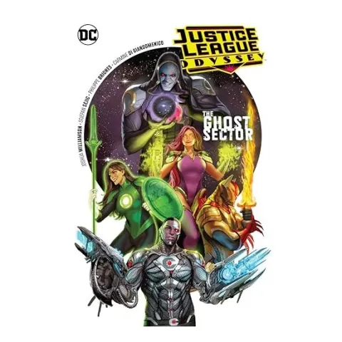 Coperta cărții Justice League Odyssey Vol. 1, JOSHUA WILLIAMSON