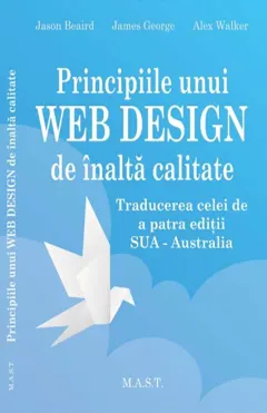 Coperta cărții Principiile unui WEB DESIGN de inalta calitate