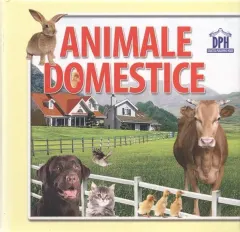 Coperta cărții Animale domestice - 14 imagini cu animale domestice