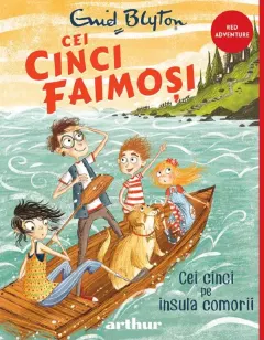 Coperta cărții Cei cinci faimoși #1. Cei cinci pe insula comorii