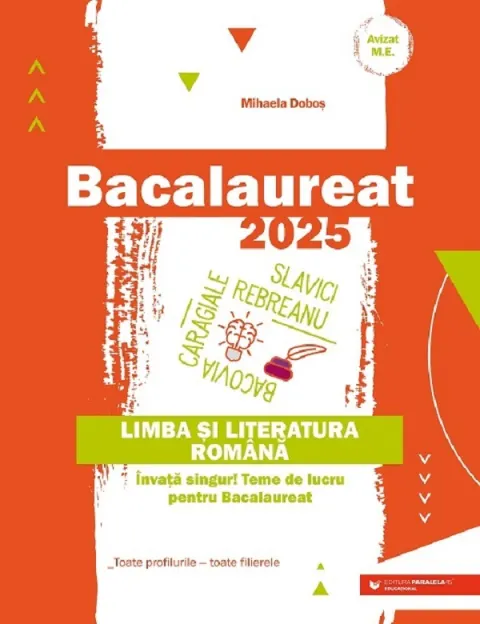 Coperta cărții Bacalaureat 2025. Limba si literatura romana