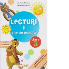Coperta cărții Lecturi si fise de lectura. Clasa a III-a. Suport de lucru pentru orele de lectura