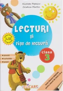 Coperta cărții Lecturi si fise de lectura. Clasa a III-a. Suport de lucru pentru orele de lectura