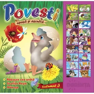 Coperta cărții Carte cu sunete. Povesti, volumul 3