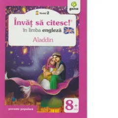 Coperta cărții Invat sa citesc in limba engleza - Aladdin (Nivelul 2)