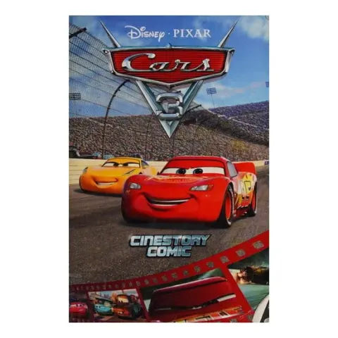 Coperta cărții Disney/Pixar Cars 3 Cinestory Comic