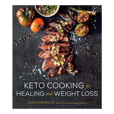 Coperta cărții Keto cooking for healing and weight loss
