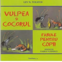 Coperta cărții Vulpea si cocorul. Fabule pentru copii