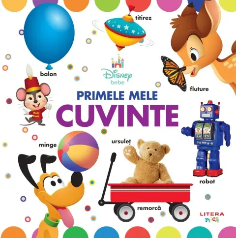 Coperta cărții Disney Bebe. Primele mele cuvinte in limba engleza