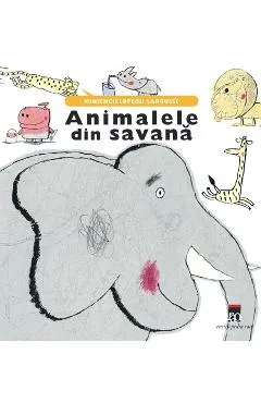 Coperta cărții Animalele din savana - Minienciclopedii Larousse