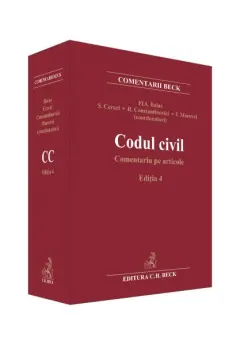 Coperta cărții Codul civil. Comentariu pe articole Ed.4