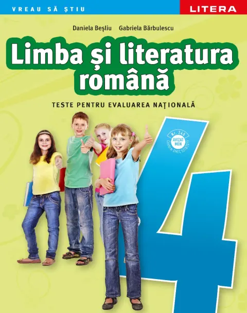 Coperta cărții Limba și literatura română. Teste pentru evaluarea națională. Clasa a IV-a