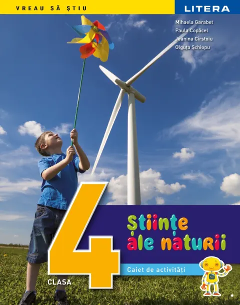 Coperta cărții Stiinte ale naturii. Caiet de activitati. Clasa a IV-a