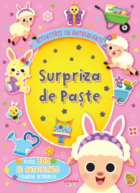 Coperta cărții Activitati cu autocolante. Surpriza de Paste