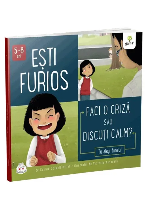Coperta cărții Ești furios. Faci o criză sau discuți calm?