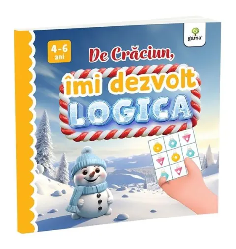 Coperta cărții De Crăciun, îmi dezvolt logica