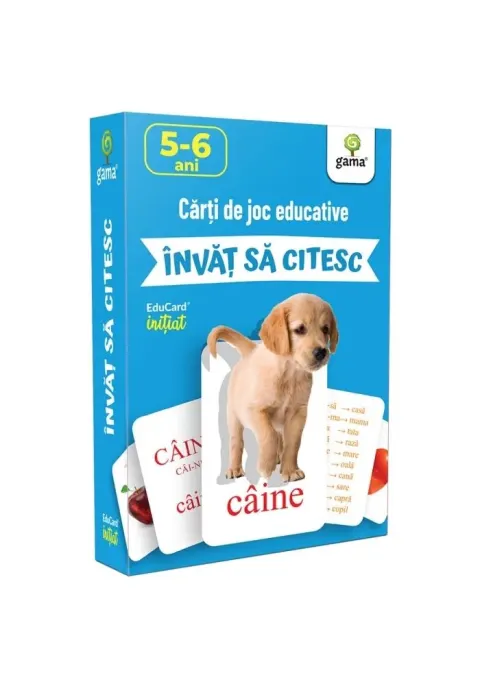 Coperta cărții Carti de joc educative. Invat sa citesc