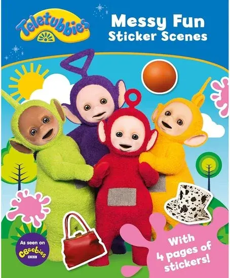 Coperta cărții Teletubbies: Messy Fun Sticker Scene