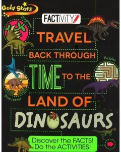 Coperta cărții Travel Back Through Time to the Land of Dinosaurs