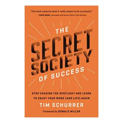 Coperta cărții Secret Society of Success