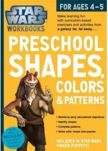 Coperta cărții Star Wars Workbooks: Shapes, Colours & Patterns