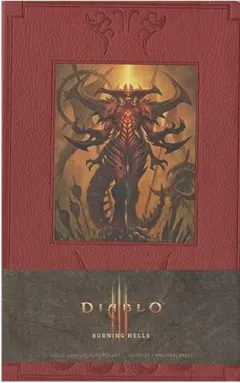 Coperta cărții Diablo Burning Hells Hardcover Ruled Journal (Large), Blizzard Entertainment