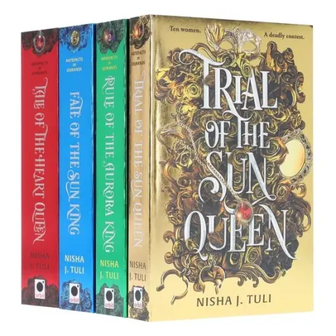 Coperta cărții Artefacts of Ouranos Series by Nisha J. Tuli 4 Books Collection Set - Fiction - Paperback