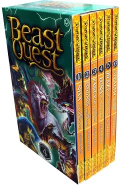Coperta cărții Beast Quest 6 Books Collection Set By Adam Blade (series 4)