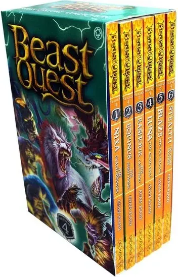 Coperta cărții Beast Quest 6 Books Collection Set By Adam Blade (series 4)