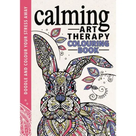 Coperta cărții Calming art therapy colouring