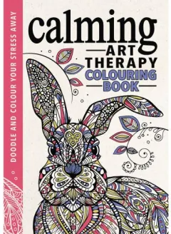 Coperta cărții Calming art therapy colouring