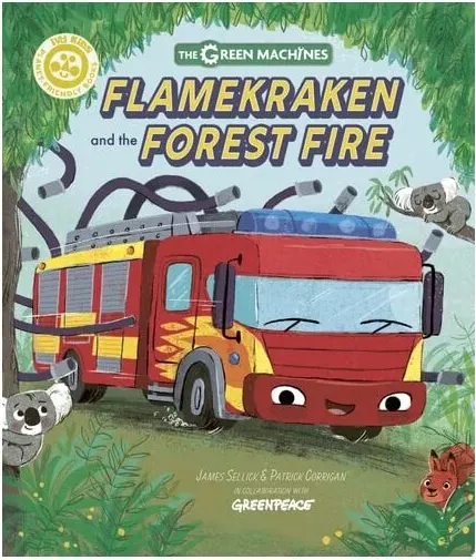 Coperta cărții Flamekraken and the Forest Fire