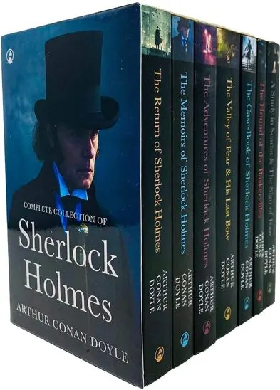 Coperta cărții The Complete Collection of Sherlock Holmes 7 Book Box Set