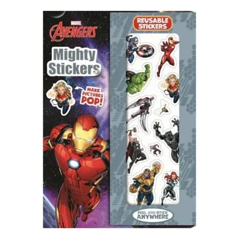 Coperta cărții Marvel Avengers: Mighty Stickers