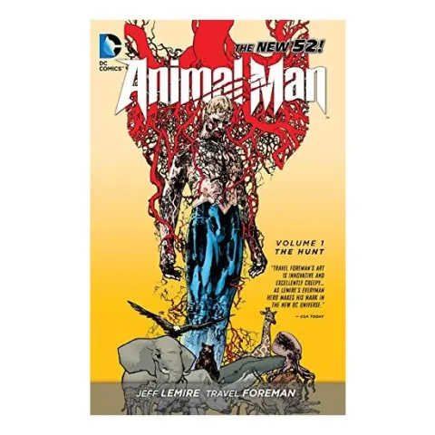 Coperta cărții Animal Man (vol. 1), Jeff Lemire