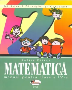 Coperta cărții Matematica clasa a IV-a. Manual