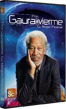 Coperta cărții Prin gaura de vierme cu Morgan Freeman. Disc 1