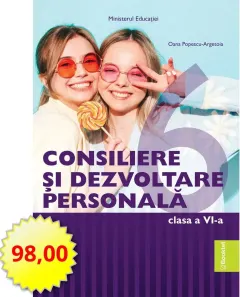 Coperta cărții Manual consiliere si dezvoltare personala. Clasa a VI-a