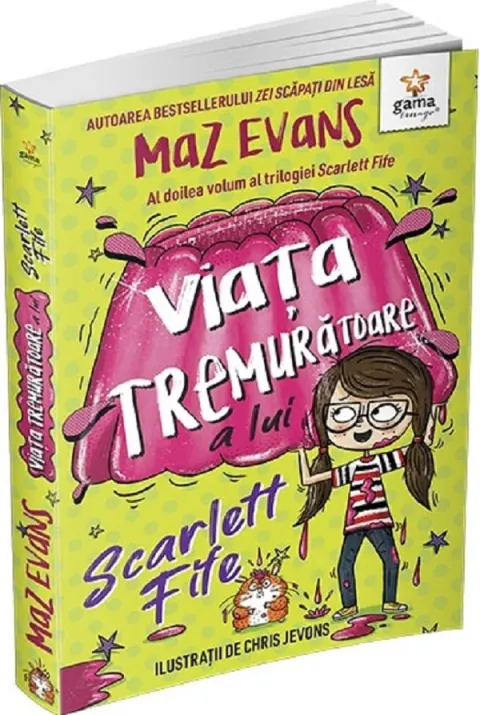 Coperta cărții Viata tremuratoare a lui Scarlett Fife